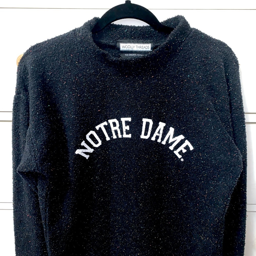 Woolly Threads Notre Dame Mock Neck Pullover